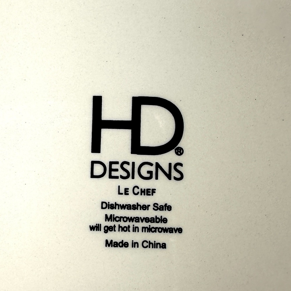 HD designs Le Chef 11" Dinner Plate Vintage Replacement 4 Available - Picture 3 of 6